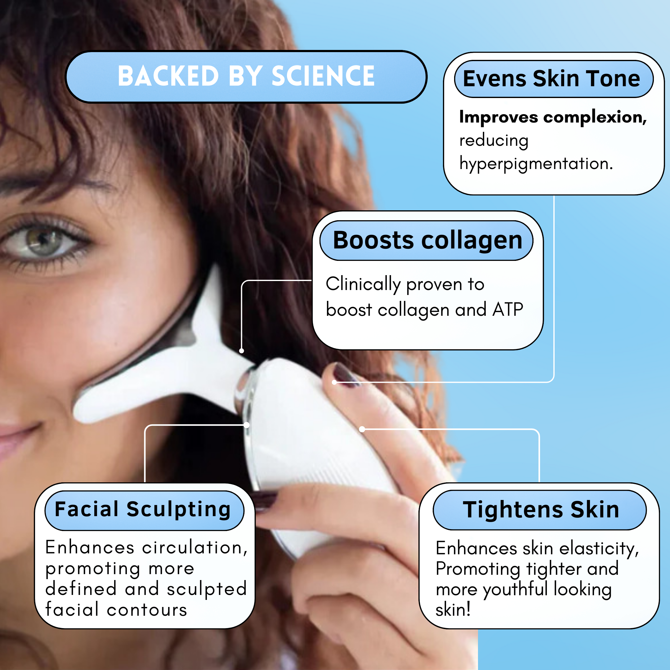 KRAFTI  7-IN-1 EMS LED FACIAL SCULPTOR
